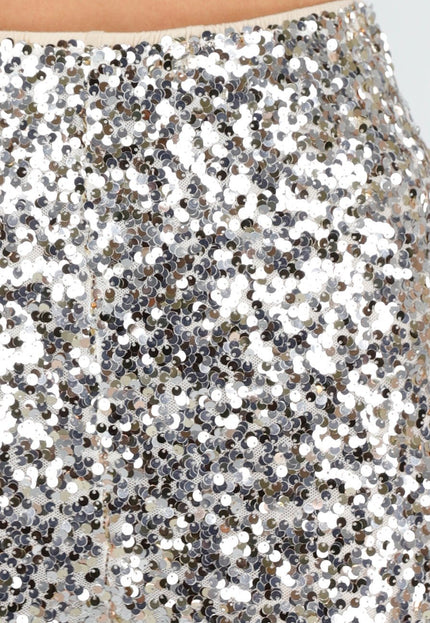 Zilveren Pailletten Broek