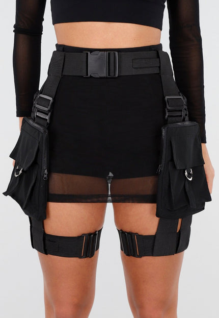 NEW191125 Zwarte Festival Riem met Zakken