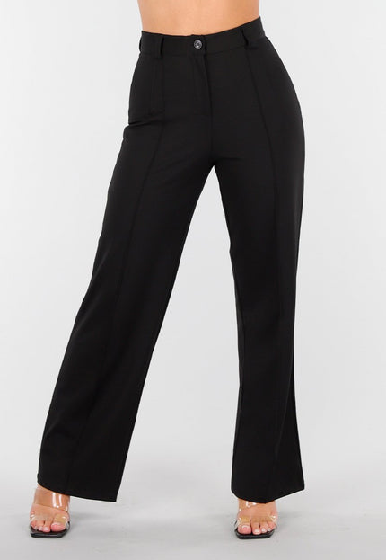 Zwarte Petite Stretch Pantalon