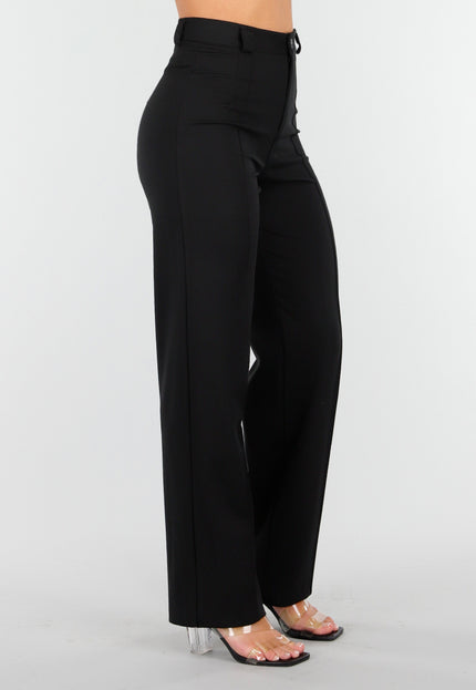 Zwarte Petite Stretch Pantalon