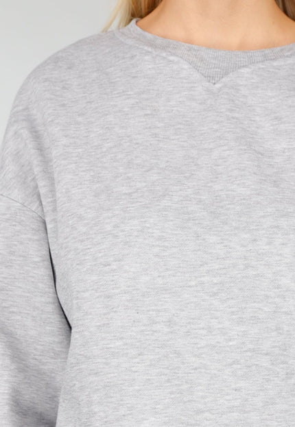 NEW191225 Grijze Oversized Sweater