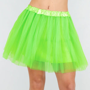 NEW191225 Neon Groene Tule Rok