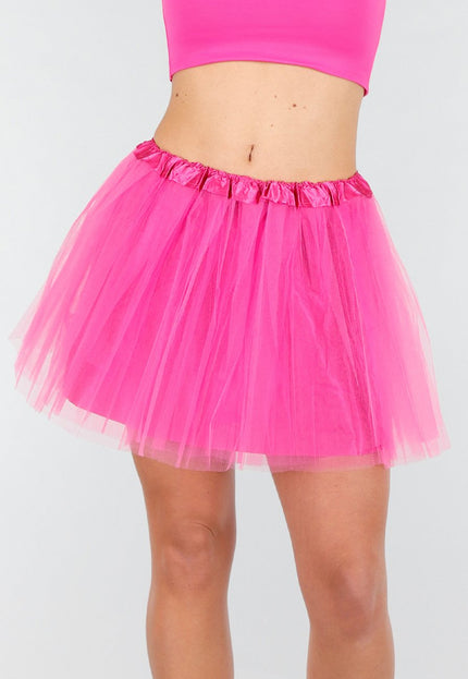 NEW191225 Neon Roze Tule Rok