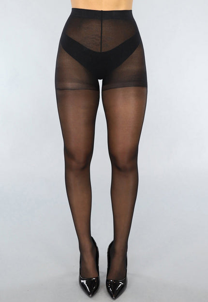 NEW2003 Klassieke 20 Denier Panty met Broekje