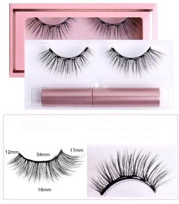 NEW2003 Magnetische Wimper Set met Lange Natuurlijke Look