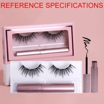 NEW2003 Magnetische Wimper Set met Lange Natuurlijke Look