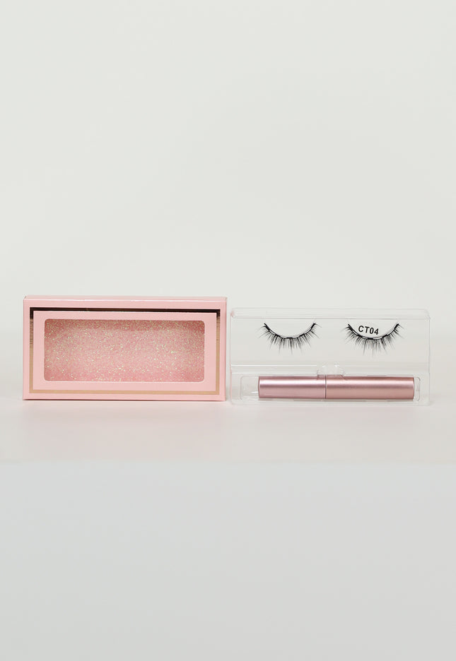 NEW2003 Magnetische Wimpers met Korte Wispy Look