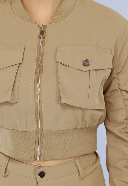 NEW2003 Matching Camel Set met Zakken