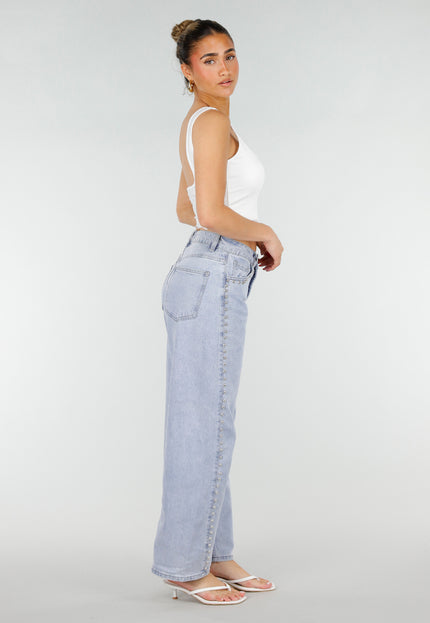 NEW200526 Witte Cropped Top met Kanten Rand