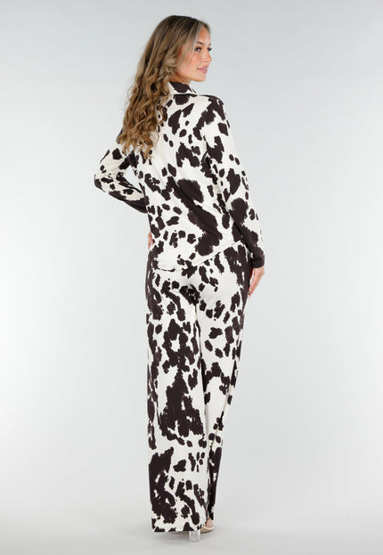 NEW200825 Blouse met Koeienprint