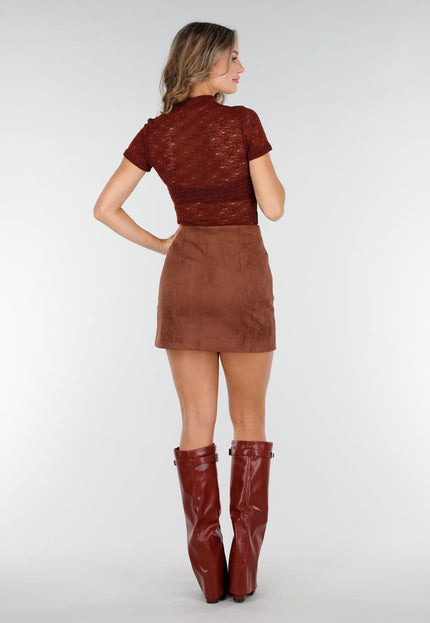 NEW200825 Bordeaux Top met Col