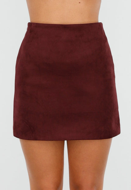 OP=OP.04.NL Bordeaux Suèdelook Rok