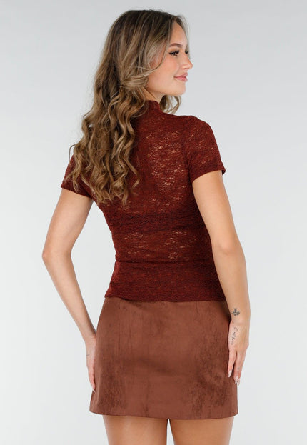 NEW200825 Bordeaux Top met Col