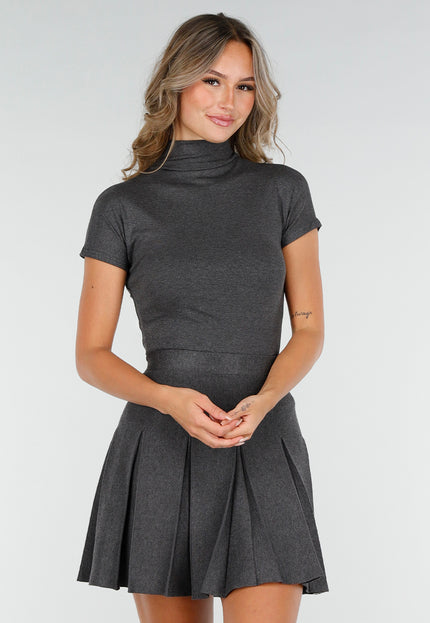 NEW200825 Grijze Top met Col