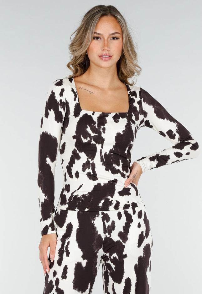 NEW200825 Koeienprint Top