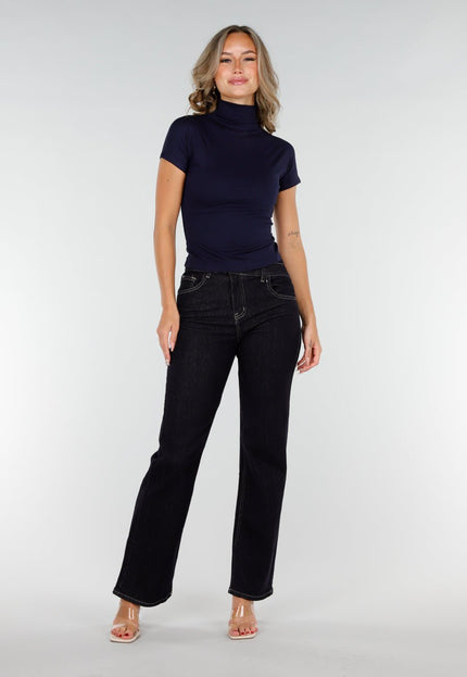 NEW200825 Navy Top met Col
