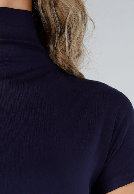NEW200825 Navy Top met Col