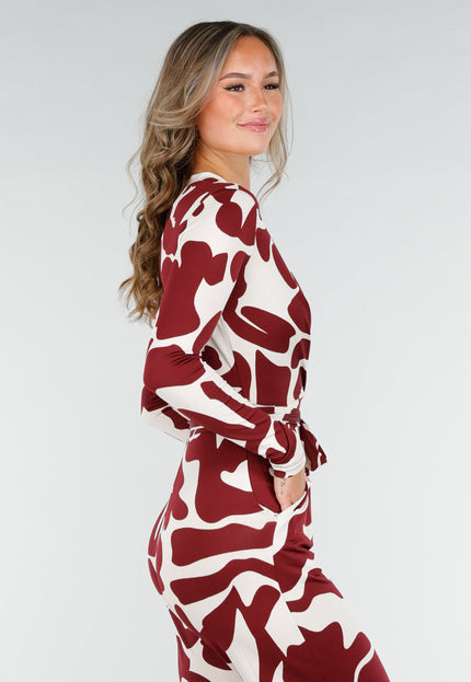NEW200825 Rode Print Stretch Jumpsuit