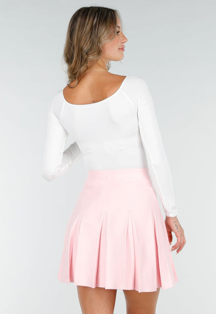 NEW200825 Witte Top met Overslaghals