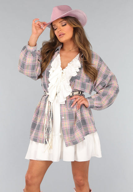 NEW2011 Cowboyhoed in Lichtroze met Zilver