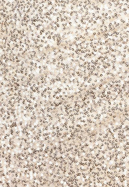 OP=OP.AV.12 Midi Beige Wikkelrok met Lovertjes