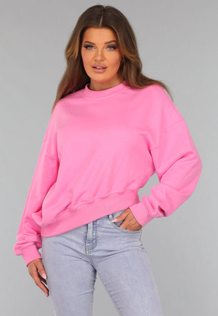 NEW2011 Roze Asymmetrische Sweater