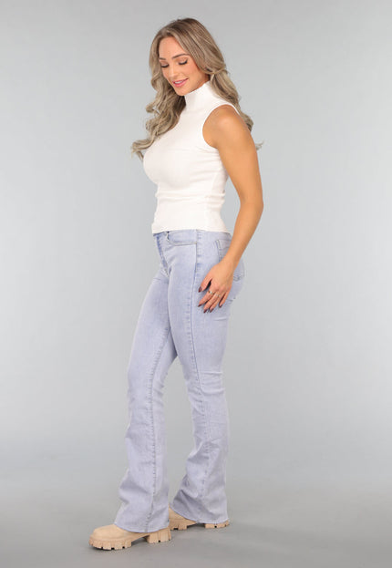 OP=OP.34.NL Witte Mouwloze Top met Col