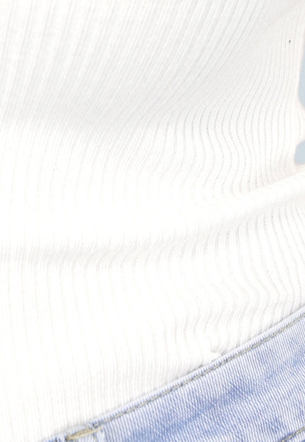 OP=OP.34.NL Witte Mouwloze Top met Col