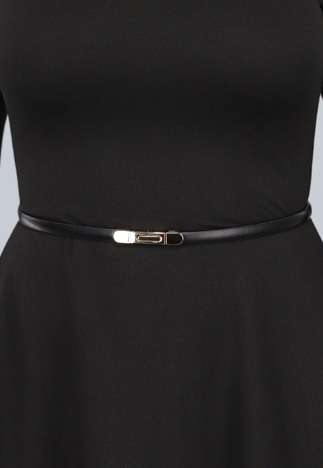 Zwarte Elegante Verstelbare Riem