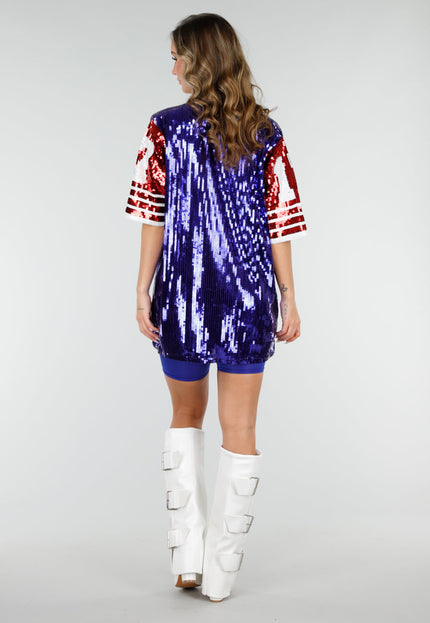 NEW210126 Blauwe High Waist Short Legging