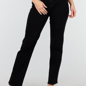 NEW210126 Zwarte Straight Leg Jeans