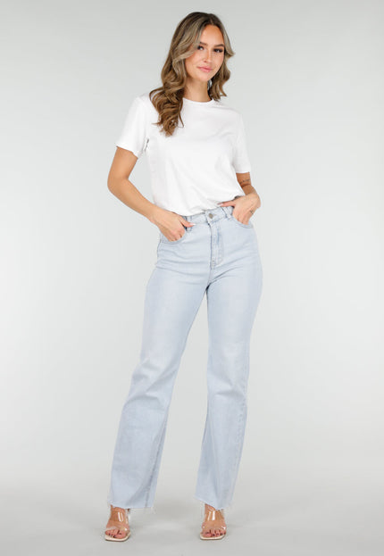 NEW210126 Lichtblauwe Straight Leg Jeans