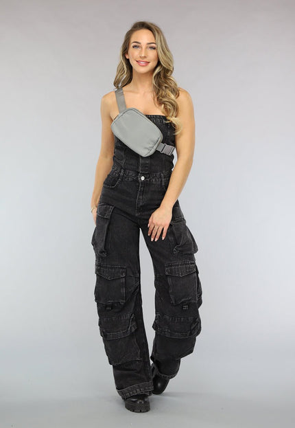 NEW2102 Grijze Verstelbare Fanny Pack