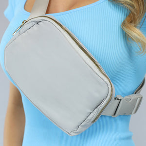 NEW2102 Lichtgrijze Crossbody Tas