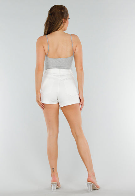 NEW210525 Lichtgrijs Topje met Spaghettibandjes en Stretch