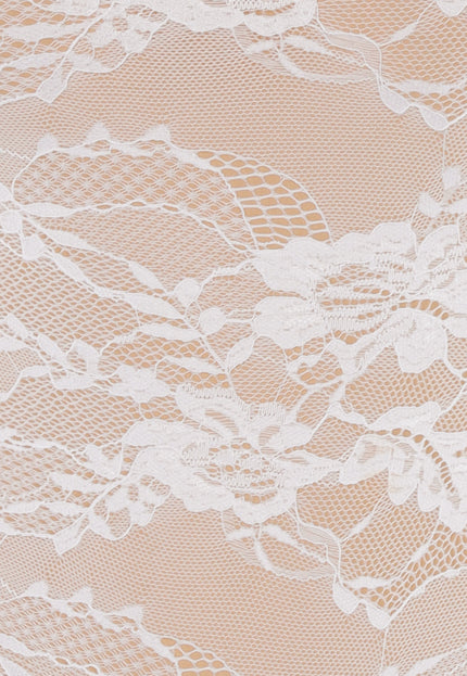 NEW210525 Witte Stretch Body met Kant en Voering