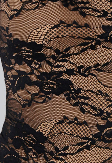 OP=OP.08.R Zwarte Kanten Body met Druksluiting