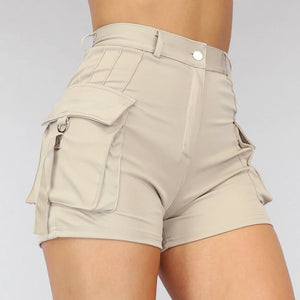 NEW2106 Beige Cargo Short