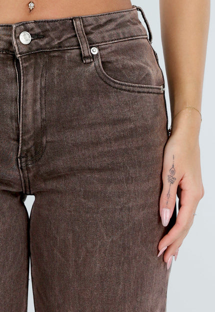 NEW211026 Bruine Extra Tall Straight Leg Jeans