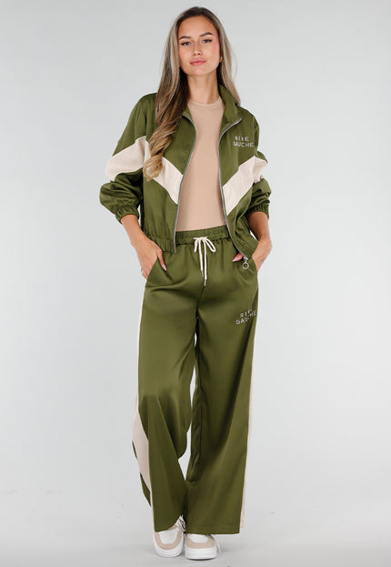 NEW211026 Rive Gauche Trainingspak Groen met Wit