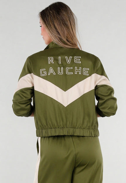 NEW211026 Rive Gauche Trainingspak Groen met Wit