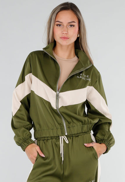 NEW211026 Rive Gauche Trainingspak Groen met Wit