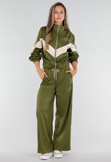 NEW211026 Rive Gauche Trainingspak Groen met Wit