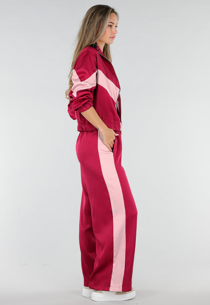 NEW211026 Rive Gauche Trainingspak Rood met Roze