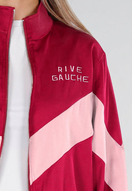 NEW211026 Rive Gauche Trainingspak Rood met Roze