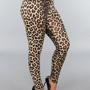 NEW220125 Legging met Luipaardprint en Stretch