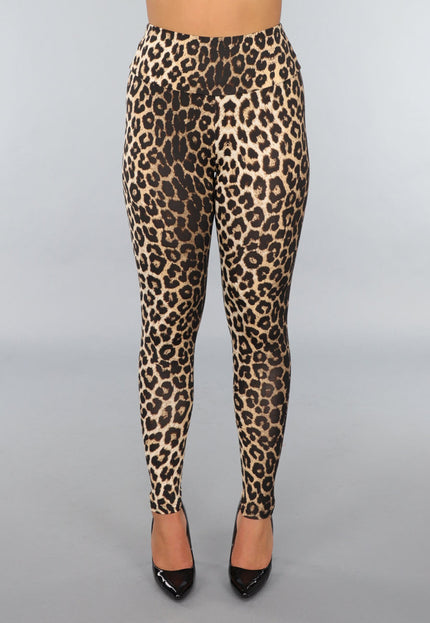 NEW220125 Legging met Luipaardprint en Stretch