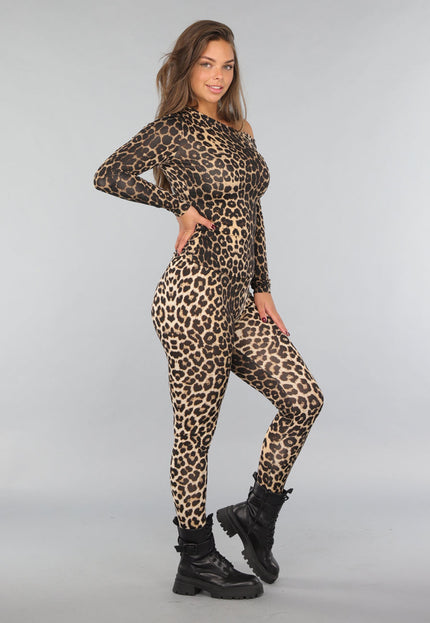 NEW220125 Legging met Luipaardprint en Stretch