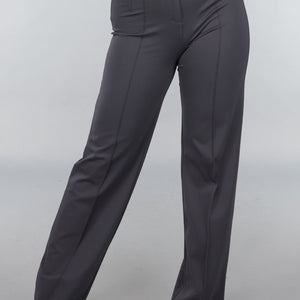 Tall Antraciet Pantalon met Stretch