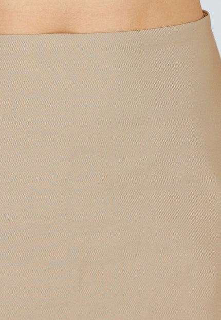NEW220426 Beige Mini Skort met Stretch